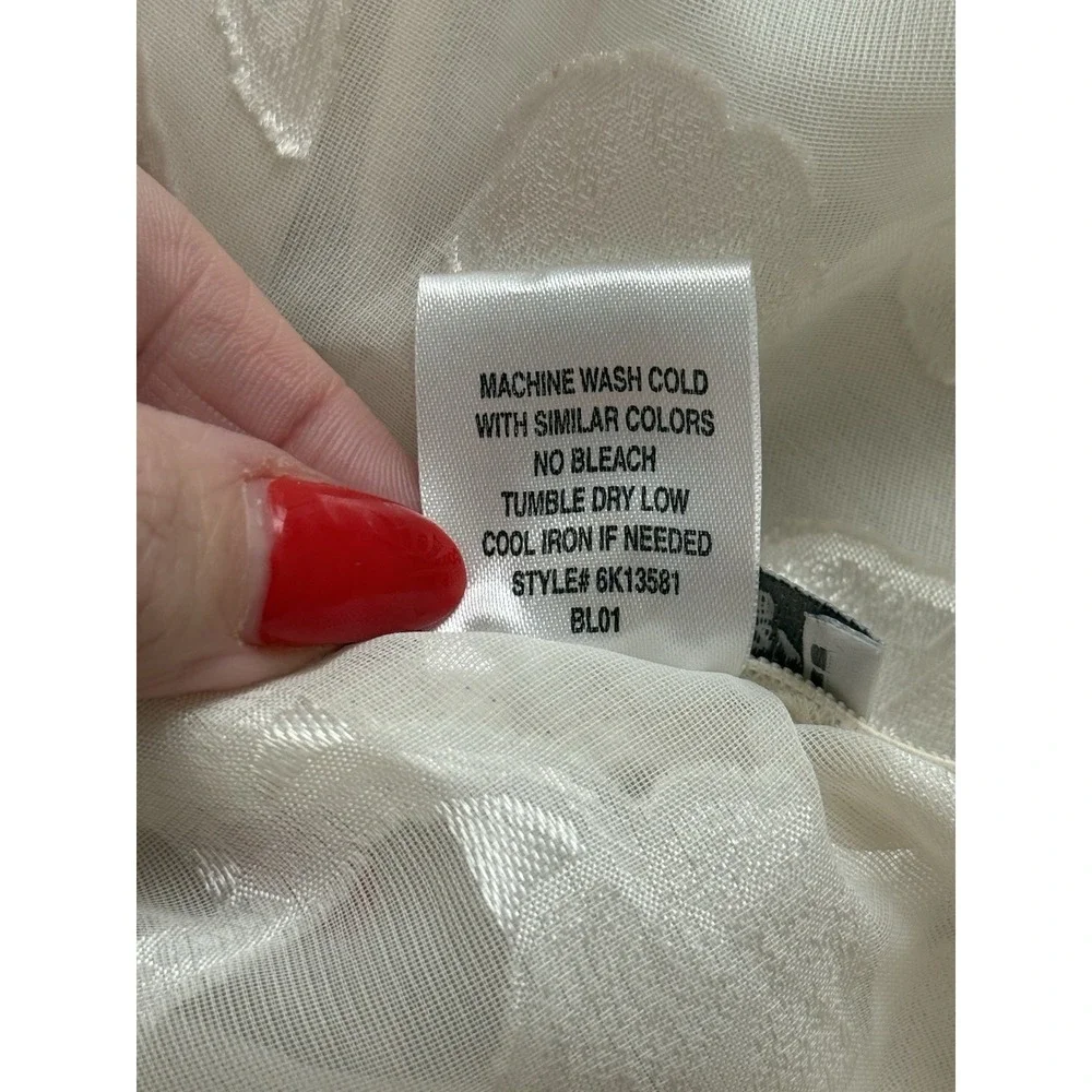 Vintage Cinema Etoile White‎ Satin Babydoll Nightgown Size Small NWT Deadstock